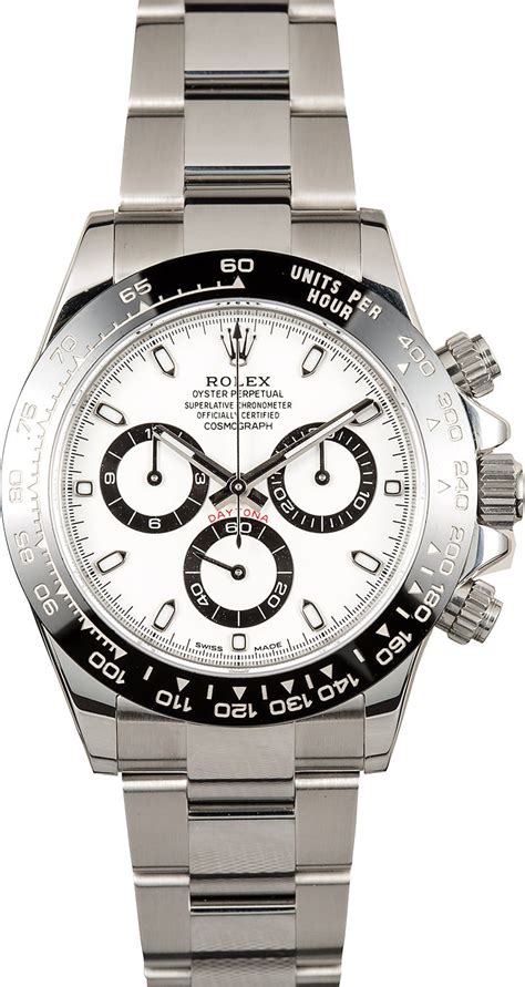 rolex daytona white.